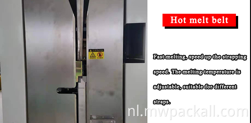 Horizontaal type Automatische PP Pet Strap Band Belt Pallet Strapping Machine.jpg